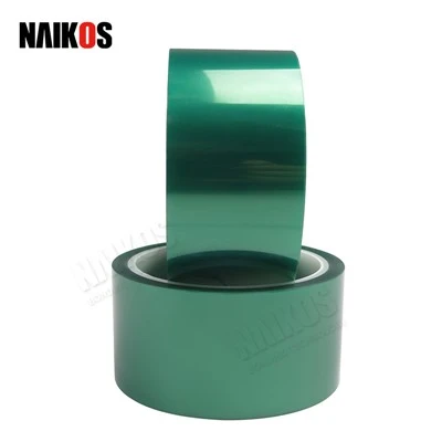 Zelený polyester vysokoteplotní maskovací páska